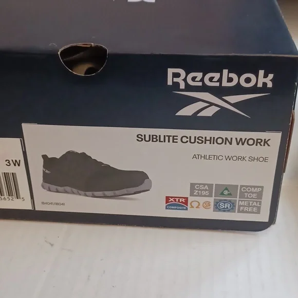 NIB Work Shoes - Reebok - Size 3W (Men) - Picture 9 of 12